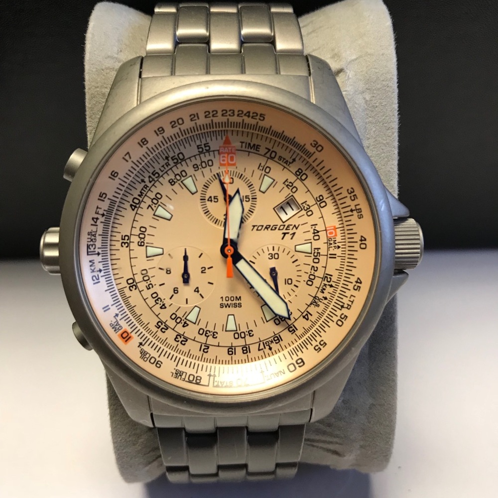 Torgeon Mens Watch EUC new battery required